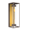 1 - Light, 21 - Inch Bronze Outdoor Rectangular Wall Light, E26 Socket 1X60W, Clear Glass, 21" H x 7" W, Extends 6" from the wall - LEDMyPlace Load image into Gallery viewer, 1 - Light, 21 - Inch Bronze Outdoor Rectangular Wall Light, E26 Socket 1X60W, Clear Glass, 21" H x 7" W, Extends 6" from the wall - LEDMyPlace