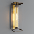 1 - Light, 21 - Inch Bronze Outdoor Rectangular Wall Light, E26 Socket 1X60W, Clear Glass, 21" H x 7" W, Extends 6" from the wall - LEDMyPlace Load image into Gallery viewer, 1 - Light, 21 - Inch Bronze Outdoor Rectangular Wall Light, E26 Socket 1X60W, Clear Glass, 21" H x 7" W, Extends 6" from the wall - LEDMyPlace