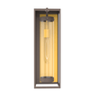 1 - Light, 21 - Inch Bronze Outdoor Rectangular Wall Light, E26 Socket 1X60W, Clear Glass, 21" H x 7" W, Extends 6" from the wall - LEDMyPlace Load image into Gallery viewer, 1 - Light, 21 - Inch Bronze Outdoor Rectangular Wall Light, E26 Socket 1X60W, Clear Glass, 21" H x 7" W, Extends 6" from the wall - LEDMyPlace