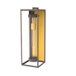 1 - Light, 21 - Inch Bronze Outdoor Rectangular Wall Light, E26 Socket 1X60W, Clear Glass, 21" H x 7" W, Extends 6" from the wall - LEDMyPlace Load image into Gallery viewer, 1 - Light, 21 - Inch Bronze Outdoor Rectangular Wall Light, E26 Socket 1X60W, Clear Glass, 21" H x 7" W, Extends 6" from the wall - LEDMyPlace