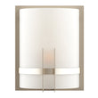1 - Light, Decorative ARC Wall Sconce Fixture, Brushed Nickel Finish with White glass shade, Dim: 9" W x 12"H x 5"E, Hallway Light Fixtures - LEDMyPlace Load image into Gallery viewer, 1 - Light, Decorative ARC Wall Sconce Fixture, Brushed Nickel Finish with White glass shade, Dim: 9" W x 12"H x 5"E, Hallway Light Fixtures - LEDMyPlace