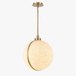 1 Light Mini Pendant Brass finish Hardware with Faux Alabaster, Pendant Lighting, E26 Base - LEDMyPlace Load image into Gallery viewer, 1 Light Mini Pendant Brass finish Hardware with Faux Alabaster, Pendant Lighting, E26 Base - LEDMyPlace
