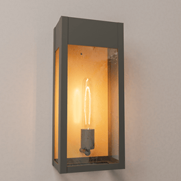 1-Light, Outdoor Wall Sconce Light, Outdoor Lantern, E26 Socket 1X60W, Clear Glass Panels, Matte Black, 18 1-Light, Outdoor Wall Sconce Light, Outdoor Lantern, E26 Socket 1X60W, Clear Glass Panels, Matte Black, 18