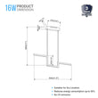 1 - Lights, Modern Linear Chandelier Light, 16W, 3000K, 800LM, Suspension Fixture, Matte black Body Finish, Dimmable, 31.5''×1.3''×71'' (Dimension) - LEDMyPlace Load image into Gallery viewer, 1 - Lights, Modern Linear Chandelier Light, 16W, 3000K, 800LM, Suspension Fixture, Matte black Body Finish, Dimmable, 31.5''×1.3''×71'' (Dimension) - LEDMyPlace