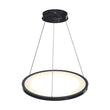 1 - Ring LED Pendant Light, 35W, 3000K - 6500K, 966LM, Dimmable, Matte Black Body Finish, Diameter 23.6''×71'' - LEDMyPlace Load image into Gallery viewer, 1 - Ring LED Pendant Light, 35W, 3000K - 6500K, 966LM, Dimmable, Matte Black Body Finish, Diameter 23.6''×71'' - LEDMyPlace