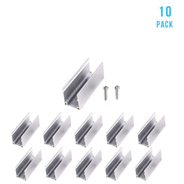 10-Pack 5CM Aluminum Clips For Neon Rope Light 10-Pack 5CM Aluminum Clips For Neon Rope Light