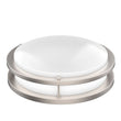 12 in. Dimmable LED Flush Mount Ceiling Lights, Double Ring, 14W, 1100LM, 3000K Warm White, Brushed Nickel Finish Steel, ETL Listed, For Hallway Kitchen Stairwell - LEDMyPlace Load image into Gallery viewer, 12 in. Dimmable LED Flush Mount Ceiling Lights, Double Ring, 14W, 1100LM, 3000K Warm White, Brushed Nickel Finish Steel, ETL Listed, For Hallway Kitchen Stairwell - LEDMyPlace