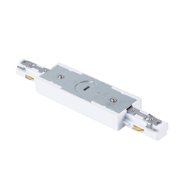 120-Volt H Track Lighting Single Circuit 3-Wire Track Connector in White Finish 120-Volt H Track Lighting Single Circuit 3-Wire Track Connector in White Finish
