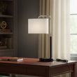12.75″D x 23″H Modern Desk Lamp with White Linen Shade – Black or Brushed Nickel Finish - 2 Pack - LEDMyPlace Load image into Gallery viewer, 12.75″D x 23″H Modern Desk Lamp with White Linen Shade – Black or Brushed Nickel Finish - 2 Pack - LEDMyPlace