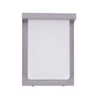 12W Rectangle Shape LED Outdoor Wall Sconce, Painted Silver Finish, White Acrylic Shade, ETL Listed - LEDMyPlace Load image into Gallery viewer, 12W Rectangle Shape LED Outdoor Wall Sconce, Painted Silver Finish, White Acrylic Shade, ETL Listed - LEDMyPlace