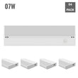 led-under-cabinet-light-120v-white-cct-changeable-3000k-4000k-5000k Load image into Gallery viewer, led-under-cabinet-light-120v-white-cct-changeable-3000k-4000k-5000k