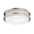 14 inch Dimmable LED Flush Mount Ceiling Lights, Double Ring, 25W,1750 Lumens, 3000K/4000K/5000K Switchable Ceiling Lights, Brushed Nickel Finish Steel, For Hallway Kitchen Stairwell, ETL Listed - LEDMyPlace Load image into Gallery viewer, 14 inch Dimmable LED Flush Mount Ceiling Lights, Double Ring, 25W,1750 Lumens, 3000K/4000K/5000K Switchable Ceiling Lights, Brushed Nickel Finish Steel, For Hallway Kitchen Stairwell, ETL Listed - LEDMyPlace