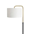 15" Dia x 59"H Modern Floor Lamp with White Linen Shade – Brushed Nickel Finish - 2 Pack - LEDMyPlace Load image into Gallery viewer, 15" Dia x 59"H Modern Floor Lamp with White Linen Shade – Brushed Nickel Finish - 2 Pack - LEDMyPlace