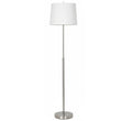 15" Dia x 59"H Modern Floor Lamp with White Linen Shade – Brushed Nickel Finish - 2 Pack - LEDMyPlace Load image into Gallery viewer, 15" Dia x 59"H Modern Floor Lamp with White Linen Shade – Brushed Nickel Finish - 2 Pack - LEDMyPlace