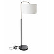 15″W x 60″H Floor Lamp with White Linen Shade – Black or Brushed Nickel Finish - 2 Pack - LEDMyPlace Load image into Gallery viewer, 15″W x 60″H Floor Lamp with White Linen Shade – Black or Brushed Nickel Finish - 2 Pack - LEDMyPlace