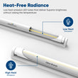 Hybrid T8 4ft LED Tube/Bulb - 22w/20w/18w/15w/ 12w/10w Wattage Adjustable, 130lm/w, 3000k/3500k/4000k/5000k/ 6000k/6500k CCT Changeable, Frosted, Base G13, Single End/Double End Power - Ballast Compatible or Bypass Load image into Gallery viewer, Hybrid T8 4ft LED Tube/Bulb - 22w/20w/18w/15w/ 12w/10w Wattage Adjustable, 130lm/w, 3000k/3500k/4000k/5000k/ 6000k/6500k CCT Changeable, Frosted, Base G13, Single End/Double End Power - Ballast Compatible or Bypass