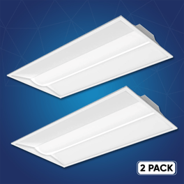 2 ft. x 4 ft. LED Center Basket Troffers, 50W/60W/72W Switchable, 4000K/5000K/6500K CCT Changeable, Dip Switch, 0-10V Dim, 100V-277V, ETL, DLC 5.1 Listed, Recessed Light Fixtures 2-Pack 2 ft. x 4 ft. LED Center Basket Troffers, 50W/60W/72W Switchable, 4000K/5000K/6500K CCT Changeable, Dip Switch, 0-10V Dim, 100V-277V, ETL, DLC 5.1 Listed, Recessed Light Fixtures 2-Pack