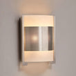 2 - Light Brushed Nickel Wall Sconce, White Glass shade, Dimension: W10"xH11.75"xE4" - LEDMyPlace Load image into Gallery viewer, 2 - Light Brushed Nickel Wall Sconce, White Glass shade, Dimension: W10"xH11.75"xE4" - LEDMyPlace