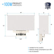 2 - Light, Wall Sconce for Bedroom with 2 Switch, 2 USB, 2 Type C & 1 Outlet, White Fabric / Acrylic Shade, Wall Mounted Lamps for Hotel, Corridor and Restaurant - LEDMyPlace Load image into Gallery viewer, 2 - Light, Wall Sconce for Bedroom with 2 Switch, 2 USB, 2 Type C & 1 Outlet, White Fabric / Acrylic Shade, Wall Mounted Lamps for Hotel, Corridor and Restaurant - LEDMyPlace