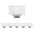 2 - Light, Wall Sconce for Bedroom with 2 Switch, 2 USB, 2 Type C & 1 Outlet, White Fabric / Acrylic Shade, Wall Mounted Lamps for Hotel, Corridor and Restaurant - LEDMyPlace Load image into Gallery viewer, 2 - Light, Wall Sconce for Bedroom with 2 Switch, 2 USB, 2 Type C & 1 Outlet, White Fabric / Acrylic Shade, Wall Mounted Lamps for Hotel, Corridor and Restaurant - LEDMyPlace
