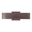 2 - Lights, Indoor Rectangular Wall Sconce with Brushed brown Body Finish, 3000K, Dimmable - LEDMyPlace Load image into Gallery viewer, 2 - Lights, Indoor Rectangular Wall Sconce with Brushed brown Body Finish, 3000K, Dimmable - LEDMyPlace