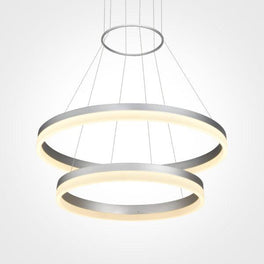 2-Ring, Modern LED Chandelier, 78W, 120V, 3000K, 3985LM, Dimmable 2-Ring, Modern LED Chandelier, 78W, 120V, 3000K, 3985LM, Dimmable