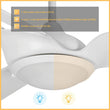 Innovator 52 in. White Best Smart Ceiling Fan w/ LED Light (2700K-4000K) for Living Room/Dining Room/Bedroom, Works with Voice Control via Alexa/Google Home/Siri Load image into Gallery viewer, Innovator 52 in. White Best Smart Ceiling Fan w/ LED Light (2700K-4000K) for Living Room/Dining Room/Bedroom, Works with Voice Control via Alexa/Google Home/Siri