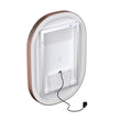 24 in. X 36 in. LED Lighted Bathroom Vanity Mirror with Rose Gold Frame, Anti - Fog, CRI 90+, Adjustable Color Temperature & Remembrance, Lighted Makeup Mirrors, Evo Style - LEDMyPlace Load image into Gallery viewer, 24 in. X 36 in. LED Lighted Bathroom Vanity Mirror with Rose Gold Frame, Anti - Fog, CRI 90+, Adjustable Color Temperature & Remembrance, Lighted Makeup Mirrors, Evo Style - LEDMyPlace