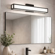 24″W x 3.5″D x 4.72″H Black LED Wall Light with Integrated 20W LED 3CCT – Hardwired - LEDMyPlace Load image into Gallery viewer, 24″W x 3.5″D x 4.72″H Black LED Wall Light with Integrated 20W LED 3CCT – Hardwired - LEDMyPlace