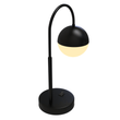 26 in. Black Arc Table Lamp with Black/White Sphere Shade, Material Iron & glass, E26 1 x 60W (Bulb Not Included) - LEDMyPlace Load image into Gallery viewer, 26 in. Black Arc Table Lamp with Black/White Sphere Shade, Material Iron & glass, E26 1 x 60W (Bulb Not Included) - LEDMyPlace