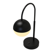 26 in. Black Arc Table Lamp with Black/White Sphere Shade, Material Iron & glass, E26 1 x 60W (Bulb Not Included) - LEDMyPlace Load image into Gallery viewer, 26 in. Black Arc Table Lamp with Black/White Sphere Shade, Material Iron & glass, E26 1 x 60W (Bulb Not Included) - LEDMyPlace