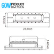 60 Watt 4FT LED Explosion Proof Linear Light, I Series, Non Dimmable, 5000K, 8400LM, AC100-277V, IP66, Hazardous Location Lighting Fixtures Load image into Gallery viewer, 60 Watt 4FT LED Explosion Proof Linear Light, I Series, Non Dimmable, 5000K, 8400LM, AC100-277V, IP66, Hazardous Location Lighting Fixtures