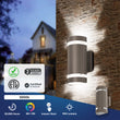 LED Up and Down Lights Outdoor, Semi Cylinder, 2X5W, AC100- 277V, Outdoor Wall Light ETL, RoHS Listed, Waterproof Outdoor Wall Lamps Load image into Gallery viewer, LED Up and Down Lights Outdoor, Semi Cylinder, 2X5W, AC100- 277V, Outdoor Wall Light ETL, RoHS Listed, Waterproof Outdoor Wall Lamps