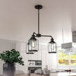 3 - Light Birdcage Chandelier Lighting Fixture, Kitchen Island Light Fixtures, Matte Black Finish, E26 Base, 3 Years Warranty - LEDMyPlace Load image into Gallery viewer, 3 - Light Birdcage Chandelier Lighting Fixture, Kitchen Island Light Fixtures, Matte Black Finish, E26 Base, 3 Years Warranty - LEDMyPlace