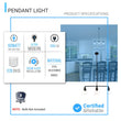 3 - Lights Bell Shape Kitchen Island Pendant Lighting, Clear Glass Shade, E26 Base, UL Listed - LEDMyPlace Load image into Gallery viewer, 3 - Lights Bell Shape Kitchen Island Pendant Lighting, Clear Glass Shade, E26 Base, UL Listed - LEDMyPlace