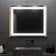 36 in. X 36 in. LED Lighted Bathroom Vanity Mirror, Anti Fog, CRI 90+, Adjustable Color Temperature & Remembrance, Makeup Mirror, Touch Button, Inner Window Style - LEDMyPlace Load image into Gallery viewer, 36 in. X 36 in. LED Lighted Bathroom Vanity Mirror, Anti Fog, CRI 90+, Adjustable Color Temperature & Remembrance, Makeup Mirror, Touch Button, Inner Window Style - LEDMyPlace