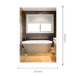 36 in. x 48 in. LED Lighted Bathroom Vanity Mirror, Touch Switch, Anti - Fog, Adjustable Color Temperature With Remembrance, CRI 90+, Wall Mounted, Lighted Makeup Mirrors, Window Style - LEDMyPlace Load image into Gallery viewer, 36 in. x 48 in. LED Lighted Bathroom Vanity Mirror, Touch Switch, Anti - Fog, Adjustable Color Temperature With Remembrance, CRI 90+, Wall Mounted, Lighted Makeup Mirrors, Window Style - LEDMyPlace