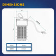 LED Temporary Work Lights with Cage, 150W 5000K 18000LM Plug and Play, Linkable, Jobsite Lighting, IP64, Portable Hanging Work Construction Light Load image into Gallery viewer, LED Temporary Work Lights with Cage, 150W 5000K 18000LM Plug and Play, Linkable, Jobsite Lighting, IP64, Portable Hanging Work Construction Light