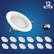 4 Inch LED Recessed Lighting, 10W, Dimmable, ETL Listed, Baffle Trim, Recessed Downlights For Closets, Kitchens, Hallways, Basement - LEDMyPlace Load image into Gallery viewer, 4 Inch LED Recessed Lighting, 10W, Dimmable, ETL Listed, Baffle Trim, Recessed Downlights For Closets, Kitchens, Hallways, Basement - LEDMyPlace