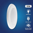 4 Inch Ultra Thin LED Downlights, Surface Mount Disk Light, Round, 10W, Triac Dimming, ETL, Energy Star Listed, For Entrances, Living Rooms, Bedrooms, Kitchens and Dens - LEDMyPlace Load image into Gallery viewer, 4 Inch Ultra Thin LED Downlights, Surface Mount Disk Light, Round, 10W, Triac Dimming, ETL, Energy Star Listed, For Entrances, Living Rooms, Bedrooms, Kitchens and Dens - LEDMyPlace