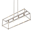 4 - Lights Linear Chandelier Light, For Damp Location, Open Frame Rectangle Chandeliers, E26 Base, UL Listed, 5 Years Warranty - LEDMyPlace Load image into Gallery viewer, 4 - Lights Linear Chandelier Light, For Damp Location, Open Frame Rectangle Chandeliers, E26 Base, UL Listed, 5 Years Warranty - LEDMyPlace