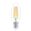 4W Filament LED Bulb, 2700K, 360LM, 120V/60Hz, 4short filament, E12 Base, Dimmable, Clear Glass, LED Candelabra Light Bulbs - LEDMyPlace Load image into Gallery viewer, 4W Filament LED Bulb, 2700K, 360LM, 120V/60Hz, 4short filament, E12 Base, Dimmable, Clear Glass, LED Candelabra Light Bulbs - LEDMyPlace