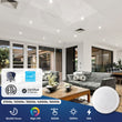 6" LED Disk Downlight, 15W, 5CCT Changeable: 2700K/3000K/3500K/4000K/5000K, 120V AC, Damp Location - LEDMyPlace Load image into Gallery viewer, 6" LED Disk Downlight, 15W, 5CCT Changeable: 2700K/3000K/3500K/4000K/5000K, 120V AC, Damp Location - LEDMyPlace