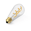 6 Watt 2 - Soft Filament, ST18 Dimmable LED Clear Vintage Style Light Bulb Vintage Antique Style Light Bulb, 120V/60Hz, 2700K, 450LM, E26 - LEDMyPlace Load image into Gallery viewer, 6 Watt 2 - Soft Filament, ST18 Dimmable LED Clear Vintage Style Light Bulb Vintage Antique Style Light Bulb, 120V/60Hz, 2700K, 450LM, E26 - LEDMyPlace