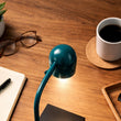 6.25″W x 16.2″H Black/Blue Table Lamp with E12 Socket, Outlet, and USB Ports - LEDMyPlace Load image into Gallery viewer, 6.25″W x 16.2″H Black/Blue Table Lamp with E12 Socket, Outlet, and USB Ports - LEDMyPlace