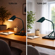 6.25″W x 16.2″H Black/Blue Table Lamp with E12 Socket, Outlet, and USB Ports - LEDMyPlace Load image into Gallery viewer, 6.25″W x 16.2″H Black/Blue Table Lamp with E12 Socket, Outlet, and USB Ports - LEDMyPlace