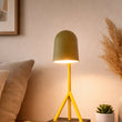 6.25″W x 16.2″H Black/Yellow Table Lamp with E12 Socket, Outlet, and USB Ports - LEDMyPlace Load image into Gallery viewer, 6.25″W x 16.2″H Black/Yellow Table Lamp with E12 Socket, Outlet, and USB Ports - LEDMyPlace