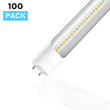 Load image into Gallery viewer, Hybrid T8 4ft LED Tube/Bulb - 22w/18w/15w/12w Wattage Adjustable, 130lm/w, 3000k/4000k/5000k/6500k CCT Changeable, Clear, Base G13, Single End/Double End Power - Ballast Compatible or Bypass
