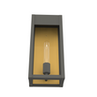 1-Light, Outdoor Wall Sconce Light, Outdoor Lantern, E26 Socket 1X60W, Clear Glass Panels, Matte Black, 18" H x 7 1/2" W, Extends 5 1/2" from the wall Load image into Gallery viewer, 1-Light, Outdoor Wall Sconce Light, Outdoor Lantern, E26 Socket 1X60W, Clear Glass Panels, Matte Black, 18" H x 7 1/2" W, Extends 5 1/2" from the wall