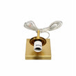 6.5″W x 10″H x 8″E Burnished Brass Wall Sconce with Frosted White Acrylic Shade and E26 Rocker-Switch Light - 4 Pack Load image into Gallery viewer, 6.5″W x 10″H x 8″E Burnished Brass Wall Sconce with Frosted White Acrylic Shade and E26 Rocker-Switch Light - 4 Pack